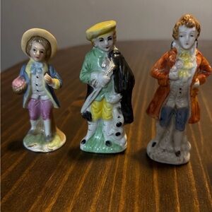 Vintage Porcelain Figurines Trio
